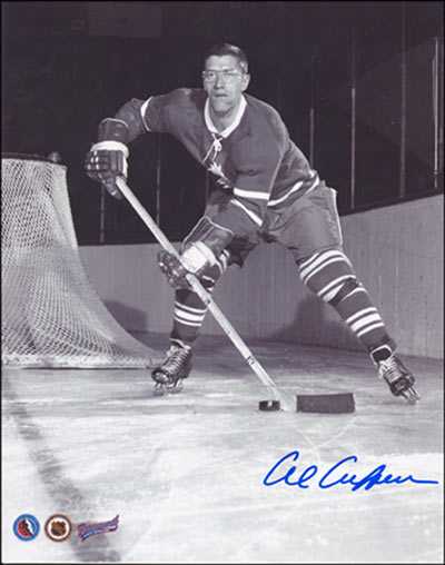 Al Arbour autographed 8x10 Photo (Toronto Maple Leafs)