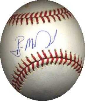 Ben McDonald autographed Baseball