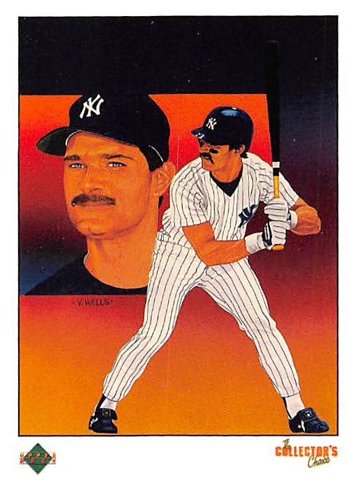 Don Mattingly Baseball Card New York Yankees MVP 1989 Upper Deck 693