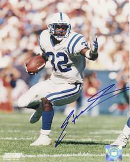 Edgerrin James Autographed 8x10 Photo Indianapolis Colts