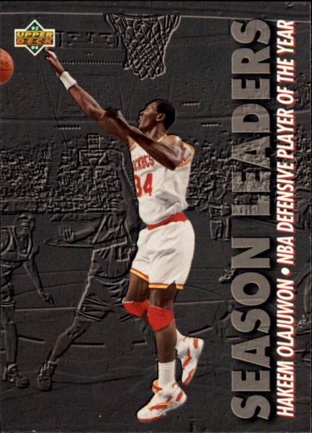 Hakeem Olajuwon Basketball Card Houston Rockets Upper Deck