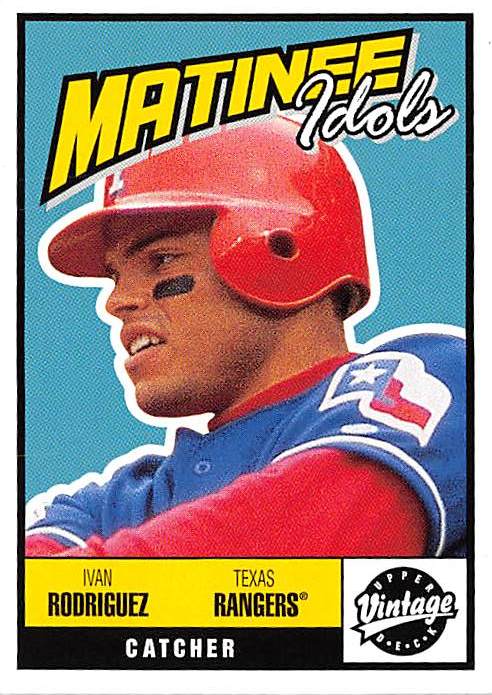 Ivan Rodriguez Baseball Card Texas Rangers Hall Of Famer Pudge