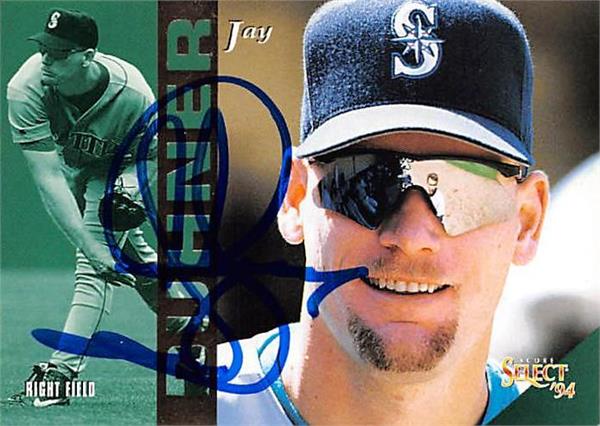 Jay Buhner Autographed Baseball Card Seattle Mariners Select