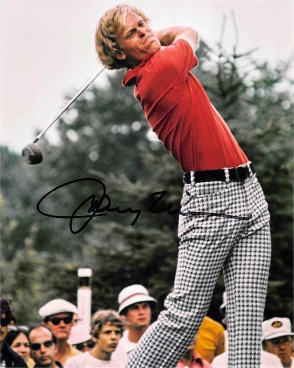 Johnny Miller Autographed X Photo Pga Golf Champion Image