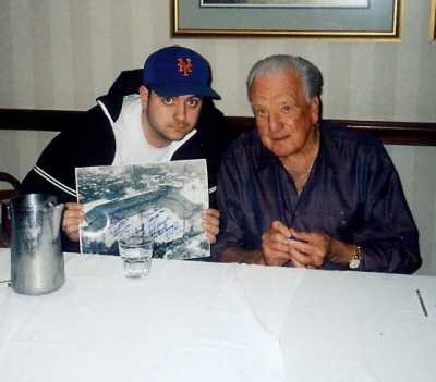 Ralph Kiner Autographed Baseball Card Pittsburgh Pirates Upper