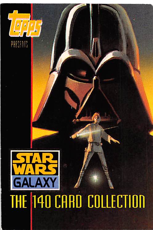 Darth Vader Trading Card Star Wars Galaxy 1993 Topps 1