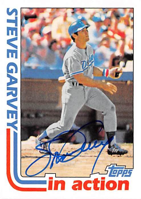 Steve Garvey Autographed Baseball Card Los Angeles Dodgers 2011 Topps