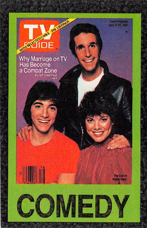 Joanie Love Chachi Mini Trading Card X Inches Tv Guide Gaming