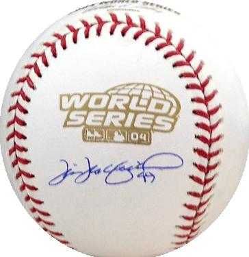 Autographed Baseballs Tim Wakefield Autographed Ball 2004 World Series 