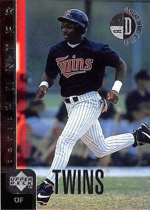 Torii Hunter Baseball Card Rookie Minnesota Twins Upper Deck