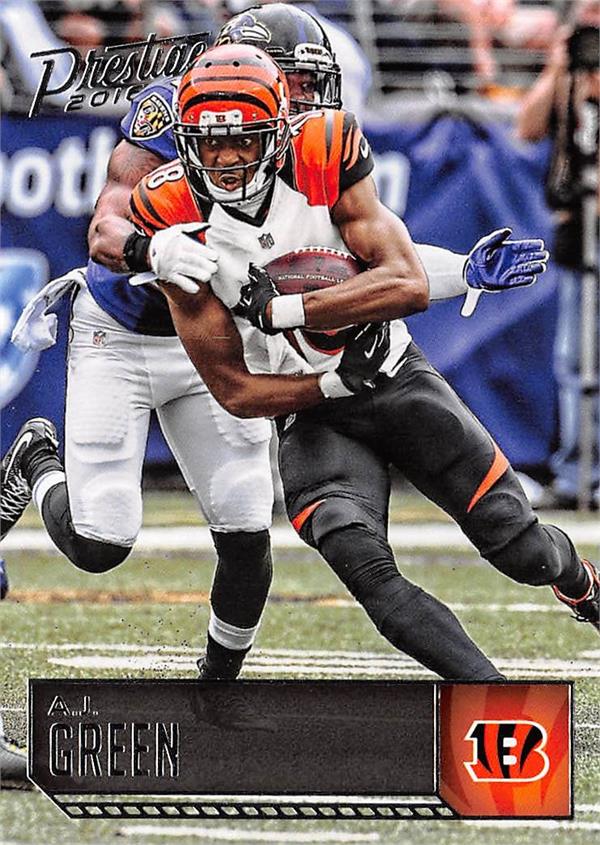 A J Green Football Card Cincinnati Bengals Wr Panini Prestige