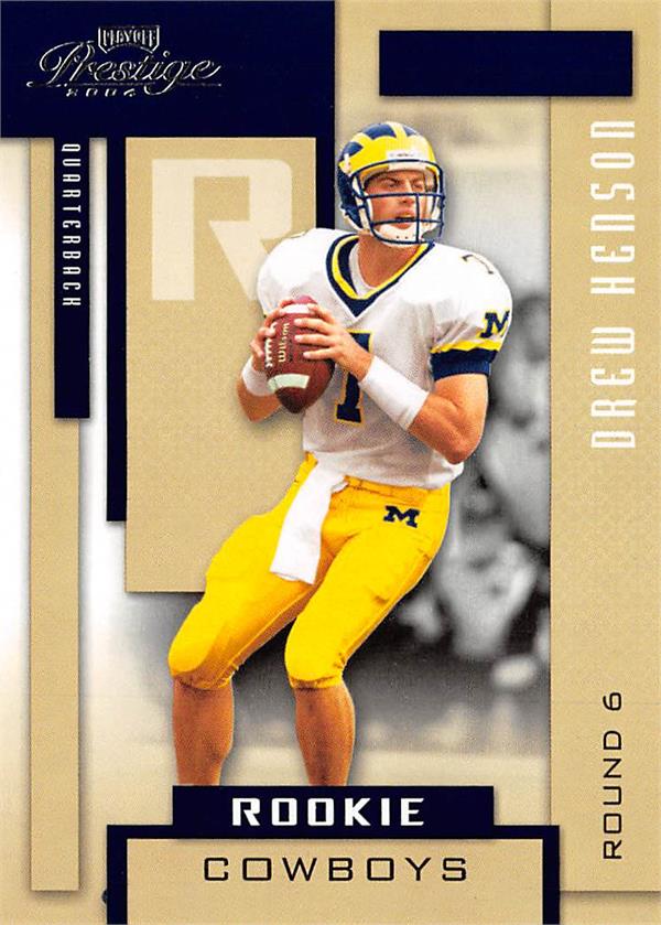 Drew Henson Football Card Michigan Wolverines Donruss Playoff