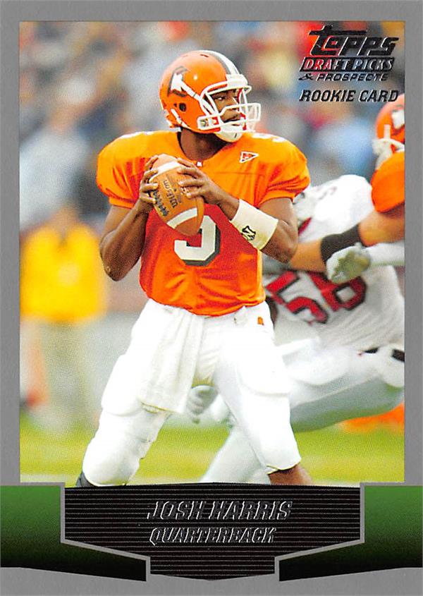 Josh Harris Football Card Bowling Green Falcons Topps Draft