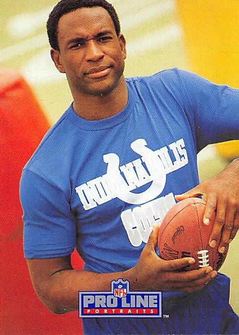 Eric Dickerson Football Card Indianapolis Colts Pro Line