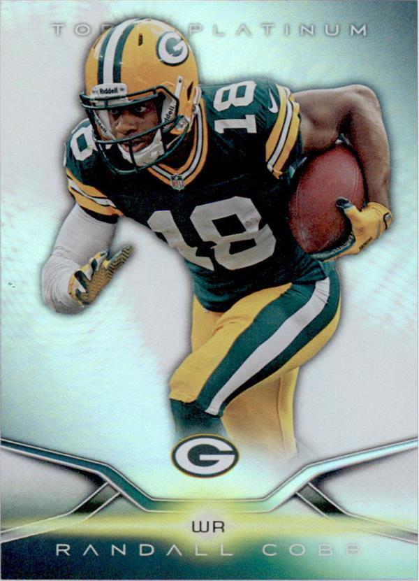 Randall Cobb Football Card Green Bay Packers 2014 Topps Platinum 22