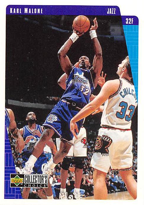 Karl Malone Basketball Card Utah Jazz Upper Deck