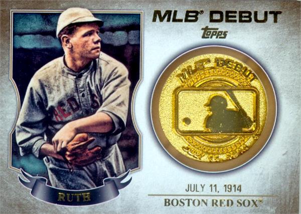 Babe Ruth Baseball Card Boston Red Sox 2016 Topps MLB Debut