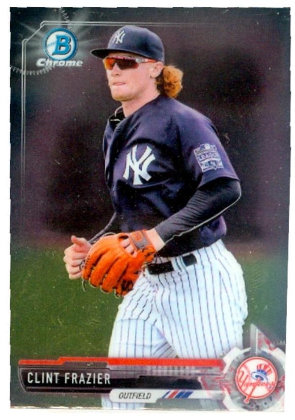 Clint Frazier Baseball Card Rookie 2017 Bowman Chrome BCP16 Mini New