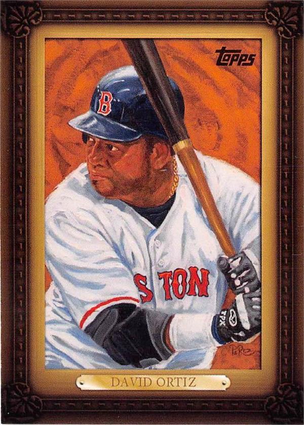 David Ortiz Baseball Card Topps Wmdp Walmart Dick Perez Insert