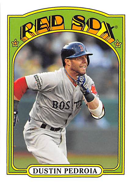 Dustin Pedroia Baseball Card Boston Red Sox World Series Champion