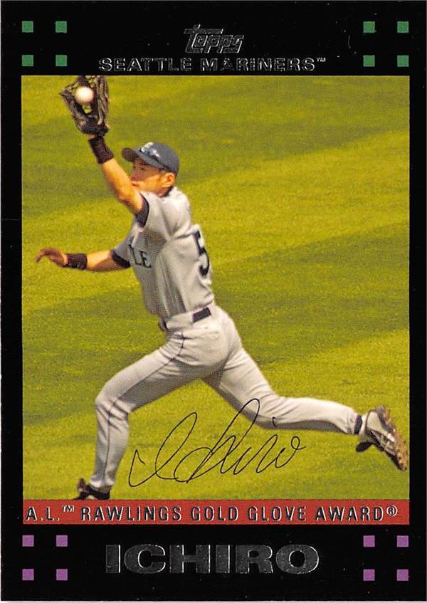 Ichiro Suzuki Baseball Card Seattle Mariners Topps Gold