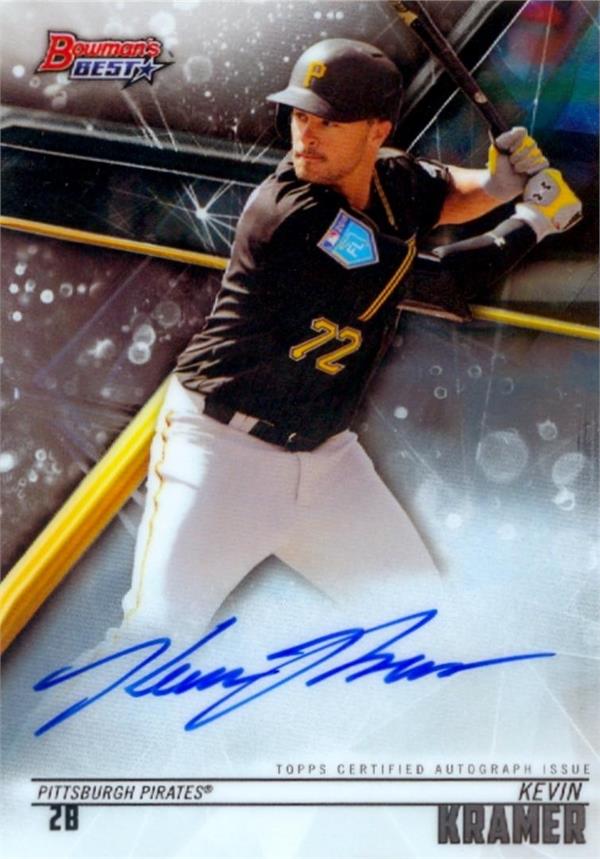 Kevin Kramer Autographed Baseball Card Pittsburgh Pirates