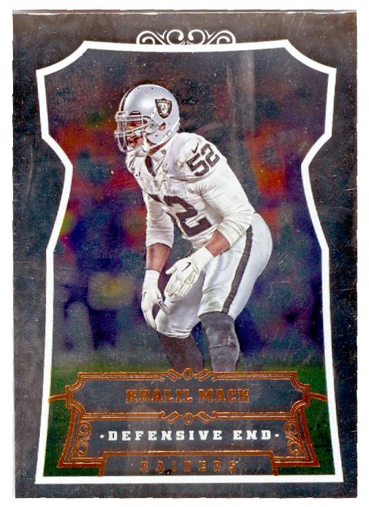 Khalil Mack Football Card Oakland Raiders Panini