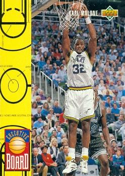 Karl Malone Basketball Card Utah Jazz Upper Deck