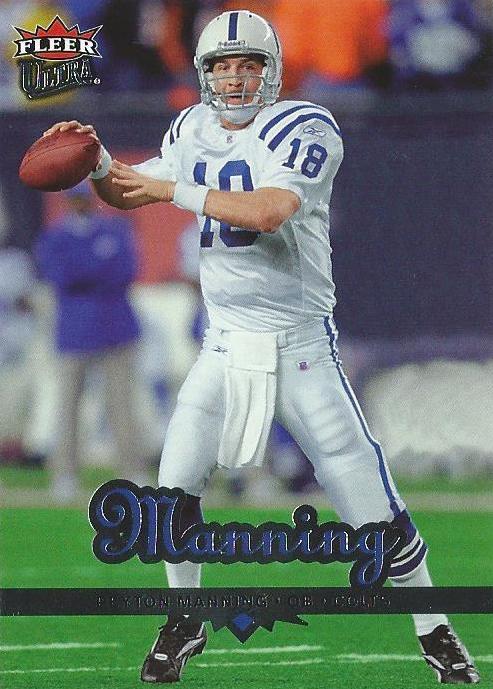 Peyton Manning Football Card Indianapolis Colts Super Bowl QB 2006