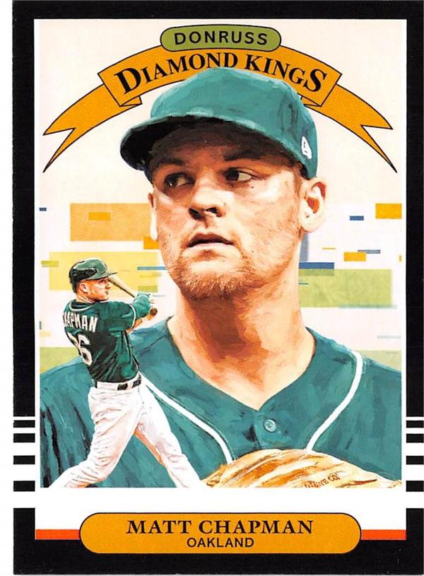 Matt Chapman Baseball Card Diamond Kings Oakland Athletics