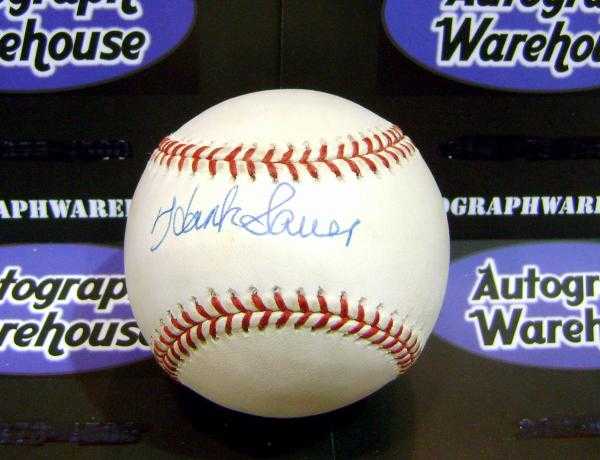 Hank Sauer Autographed Baseball