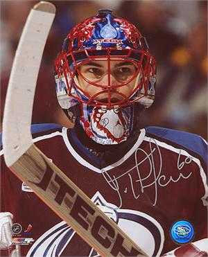 Jose Theodore Autographed 8x10 Photo Colorado Avalanche