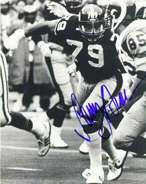 Larry Brown Autographed 8x10 Photo Pittsburgh Steelers