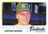 Jim Catfish Hunter Baseball Card Kansas City Athletics Hall Of Fame