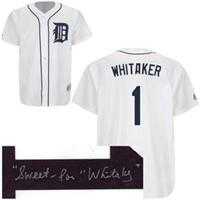 Lou Whitaker Autographed Jersey Detroit Tigers