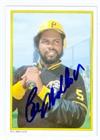 Bill Madlock Autographed Baseball Card Pittsburgh Pirates Topps