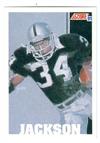 Bo Jackson Football Card Los Angeles Raiders Bo Knows 1991 Score 641