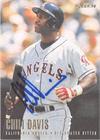 Chili Davis Autographed Baseball Card California Angels Fleer