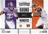 Joe Mixon Dalvin Cook Football Card Cincinnati Bengals Minnesota