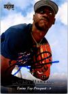 Latroy Hawkins Autographed Baseball Card Minnesota Twins Upper