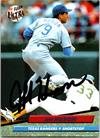 Jeff Huson Autographed Baseball Card Texas Rangers 1992 Fleer Ultra 133