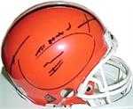 Cleveland Browns Hanford Dixon Dawg Pound Alternate Eclipse Autographed  Mini Helmet