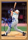 Jay Bell Autographed Baseball Card Arizona Diamondbacks Topps