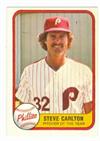 Steve Carlton Baseball Card Philadelphia Phillies Fleer