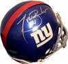 Tiki Barber Autographed Mini Helmet New York Giants