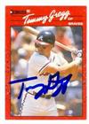 Tommy Gregg Autographed Baseball Card Atlanta Braves 1990 Donruss 239