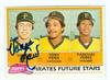 Vance Law Autographed Baseball Card Pittsburgh Pirates 1981 Topps 551