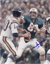 Vern Den Herder autographed football card (Miami Dolphins, SC) 1981 Fleer  #63 17-0