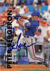 Peter Bergeron Autographed Baseball Card Montreal Expos Ft