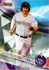 Brendan Rodgers Baseball Card Rookie Colorado Rockies 2017 Topps